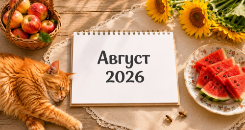 Отчетность и платежи в августе 2026 года: шпаргалка для бухгалтера
