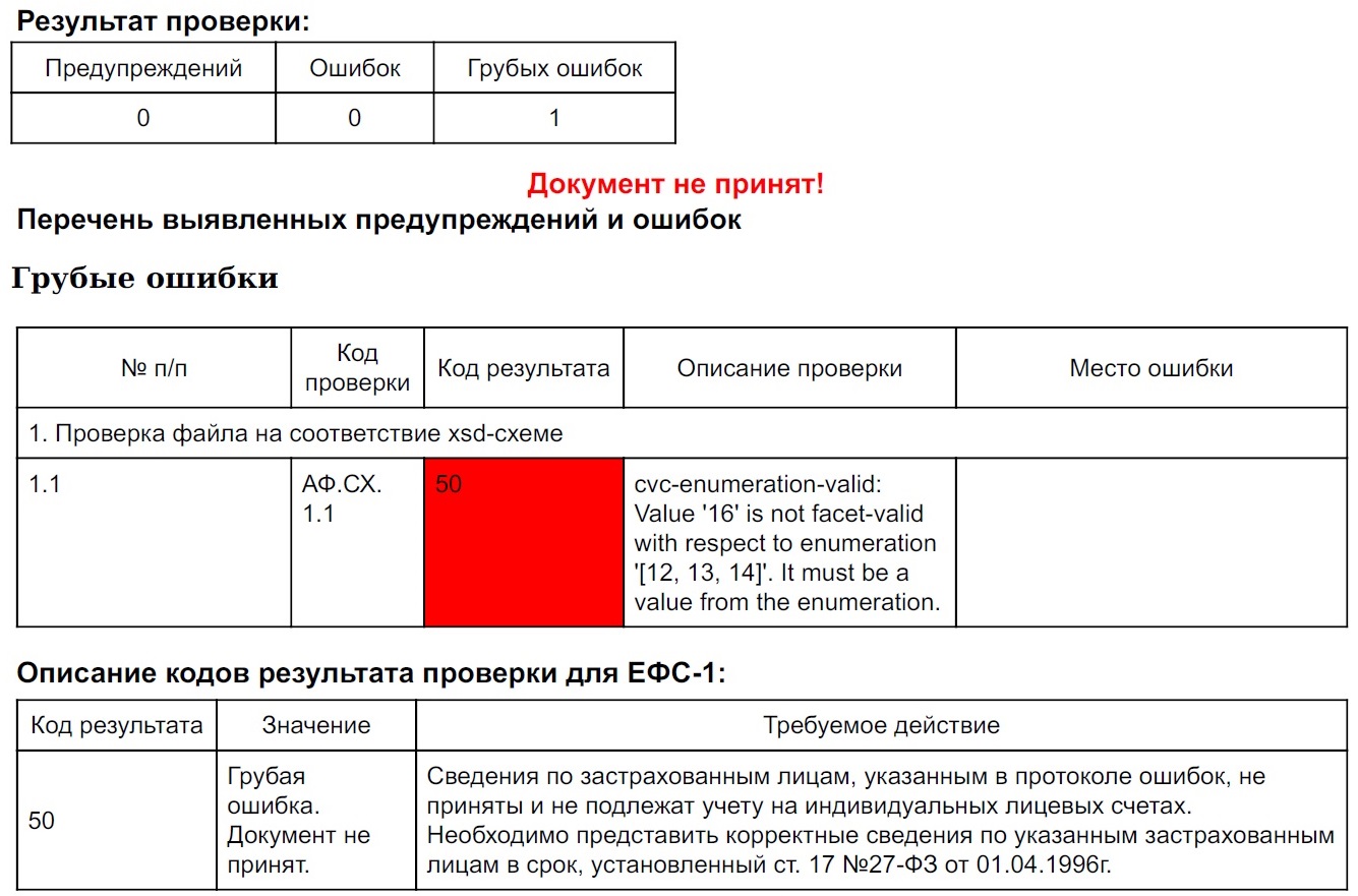 Код ошибки 30 в ефс