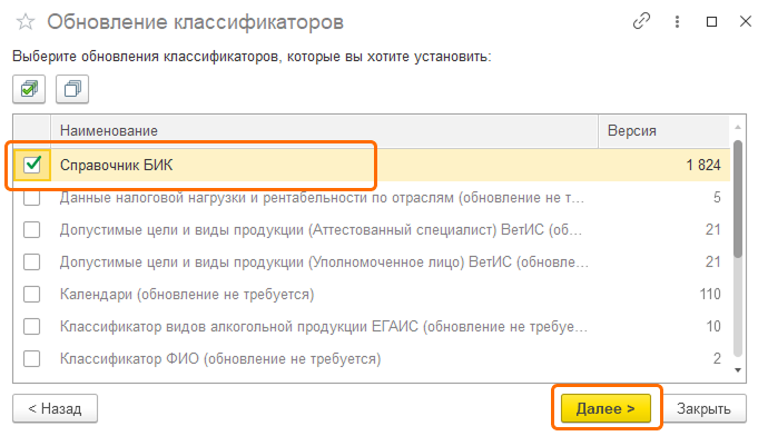 справочник бик